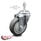 Service Caster 4 Inch Thermoplastic Rubber Wheel Swivel 3/8 Inch Threaded Stem Caster SCC SCC-TS20S414-TPRB-381615 - alternate 2